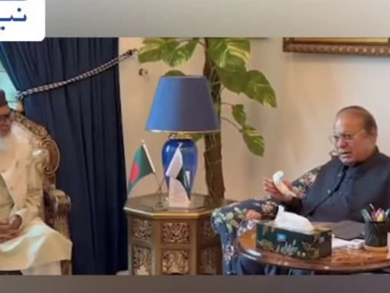 পাকিস্তানে নওয়াজ শরীফ ও মরিয়ম নওয়াজের সাথে ধর্ম উপদেষ্টার বৈঠক